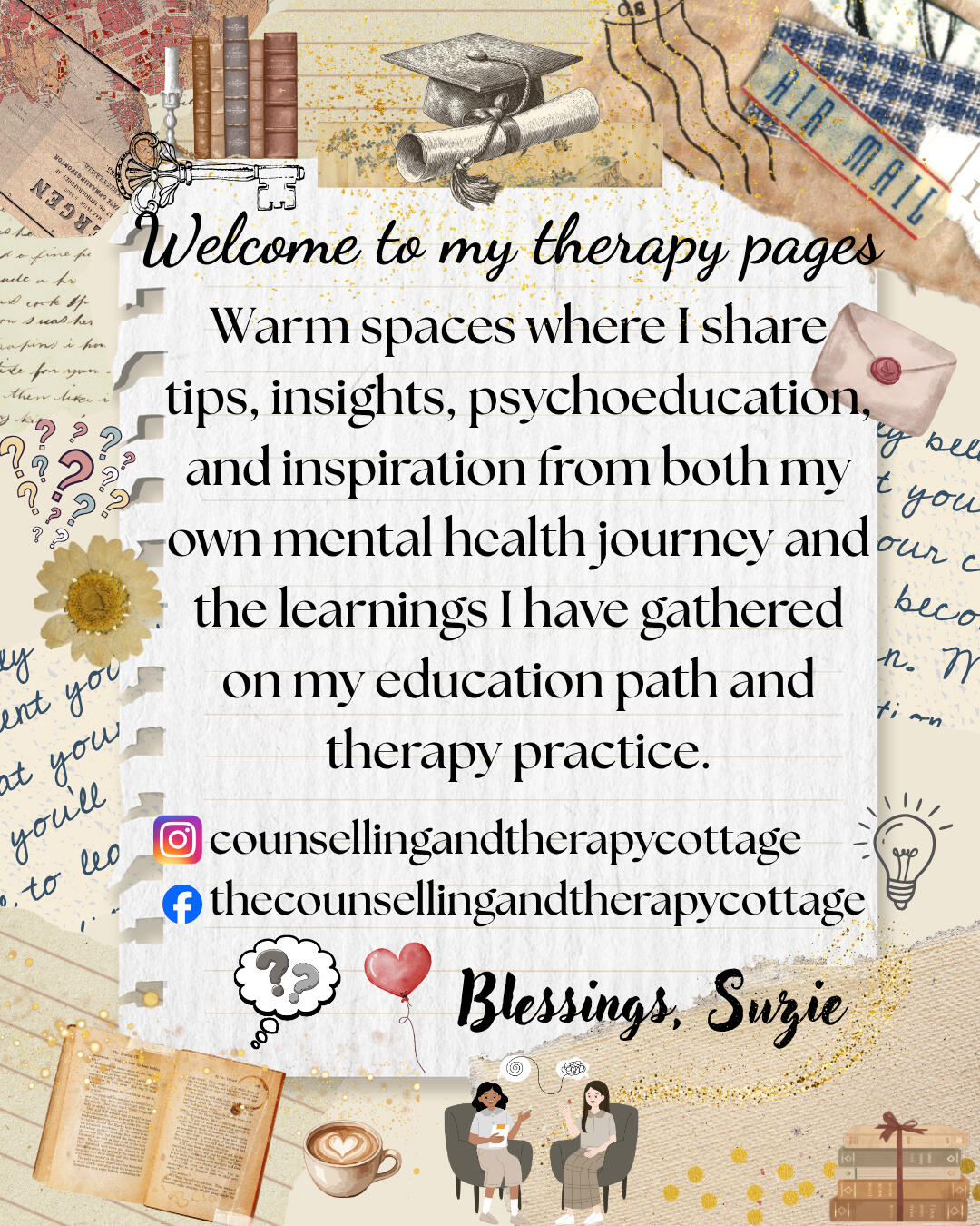 Do follow my Insta and Facebook Therapy pages!